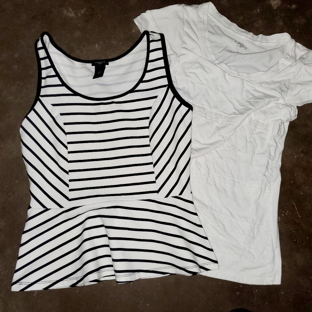 Bundle 2 Ann Taylor LOFT nwot/euc XS tops